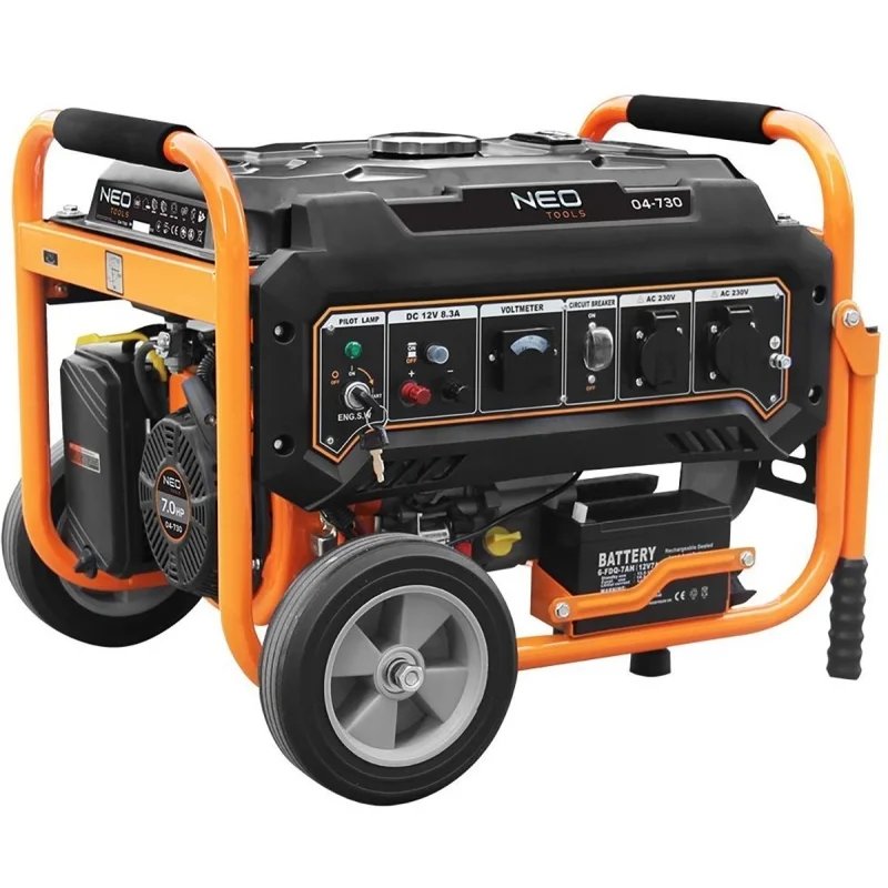 Gasoline generator Neo Tools 230V, 50Hz, 3kW