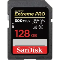 SanDisk SDXC 128GB C10 Extreme Pro UHS-II U3 V90 R300/W260MB/s memory card