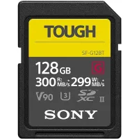 Sony SDXC Memory Card 128GB C10 UHS-II U3 V90 R300/W299MB/s Tough