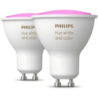 Smart lamp Philips Hue GU10 5.7W(50W) 2000K-6500K Bluetooth 2pcs