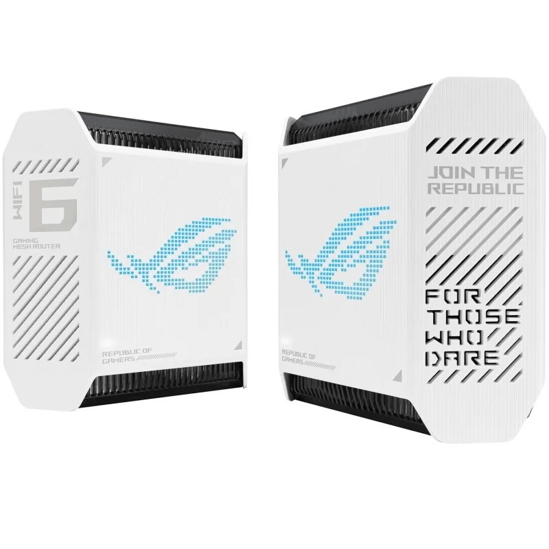 Router ASUS ROG Rapture GT6 2PK white AX10000 3xGE LAN 1x2.5GE WAN 1xUSB 3.2 g1 WPA3 OFDMA MESH