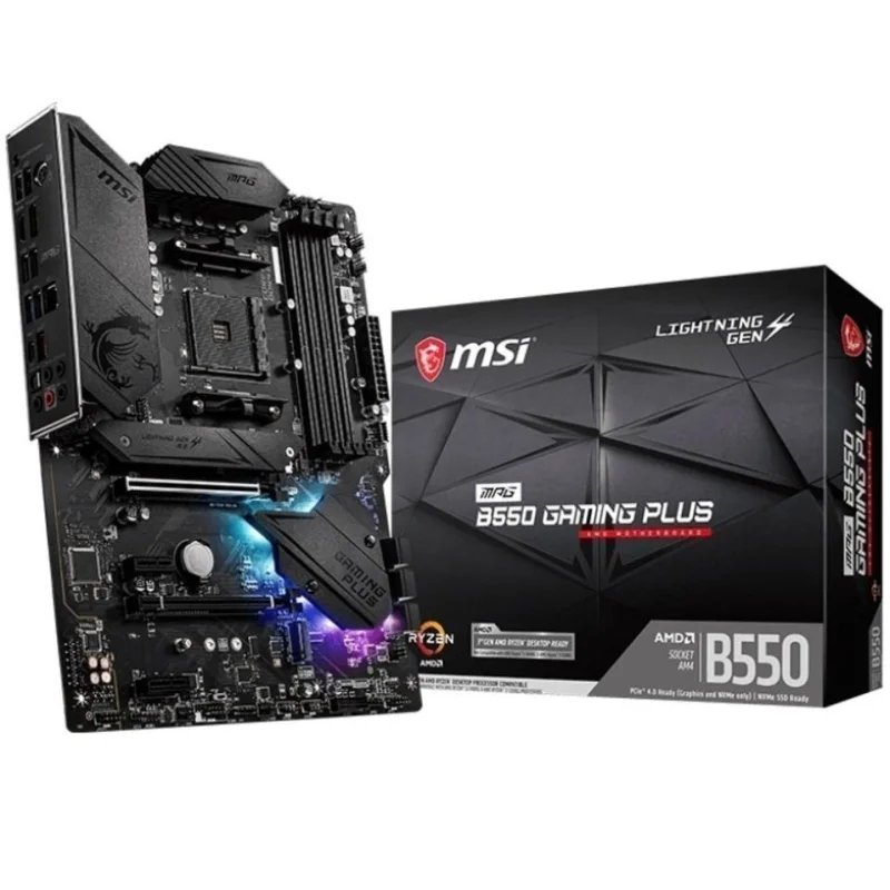 Motherboard MSI MPG B550 GAMING PLUS sAM4 B550 4xDDR4 M.2 HDMI DP ATX