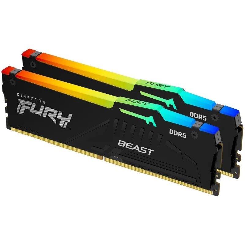 PC Memory Kingston DDR5 5200 32GB KIT FURY Beast RGB
