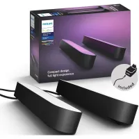 Philips Hue Play Light Panels + Power Supply, Color, with brightness adjustment, 2pcs