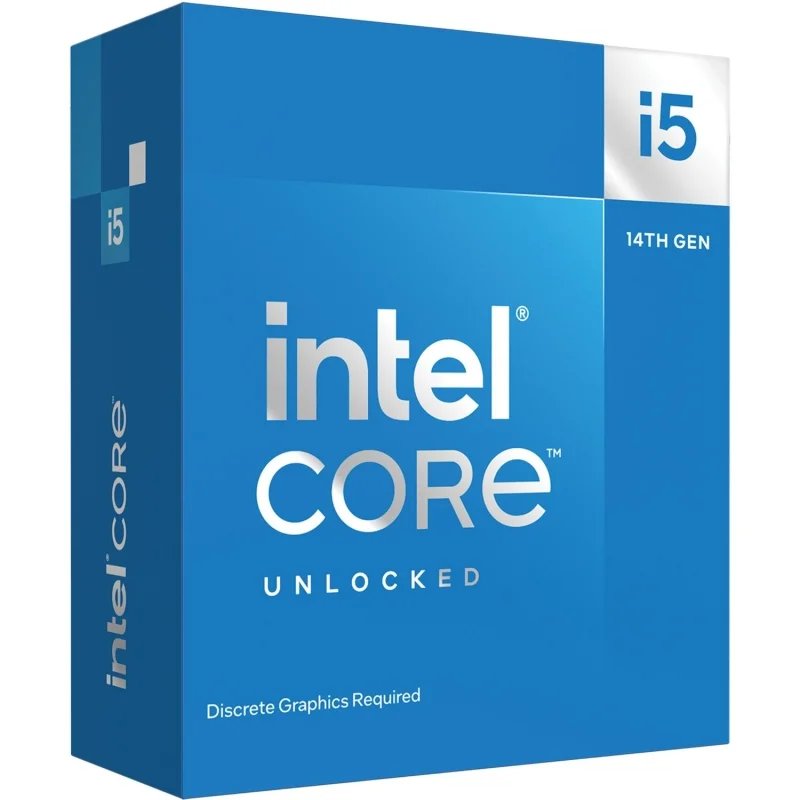 Intel Core i5-14600KF Processor 14C/20T 3.5GHz 24Mb LGA1700 125W graphics Box